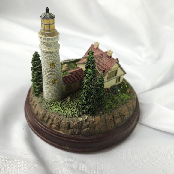 Thomas Kinkade The Light of Peace & Clearing Storms - Lights Don't Work - Picture 11 of 16